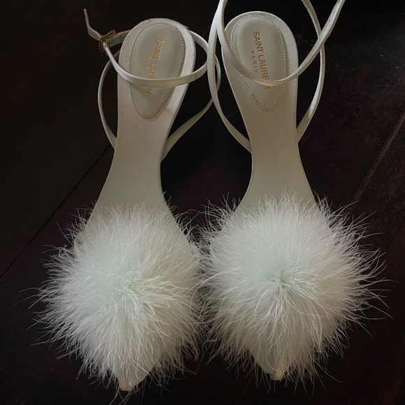 Saint Laurent Mae Pointed Toe Mules - Picture 6 of 9